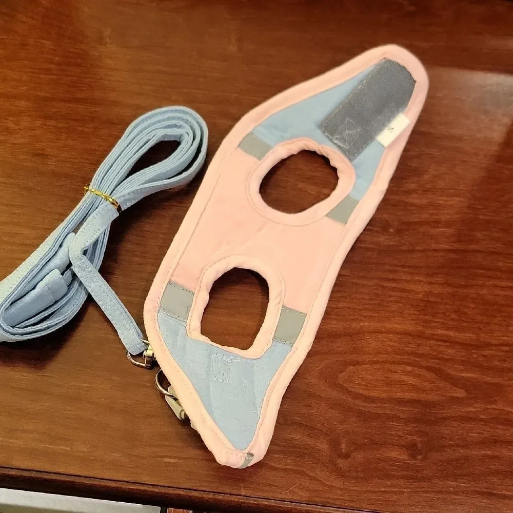 Pink and Blue Kitty Harness